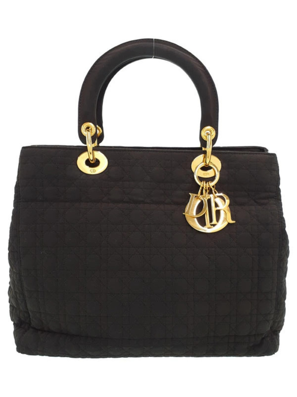 Christian Dior Cannage Lady Dior handbag black quilted